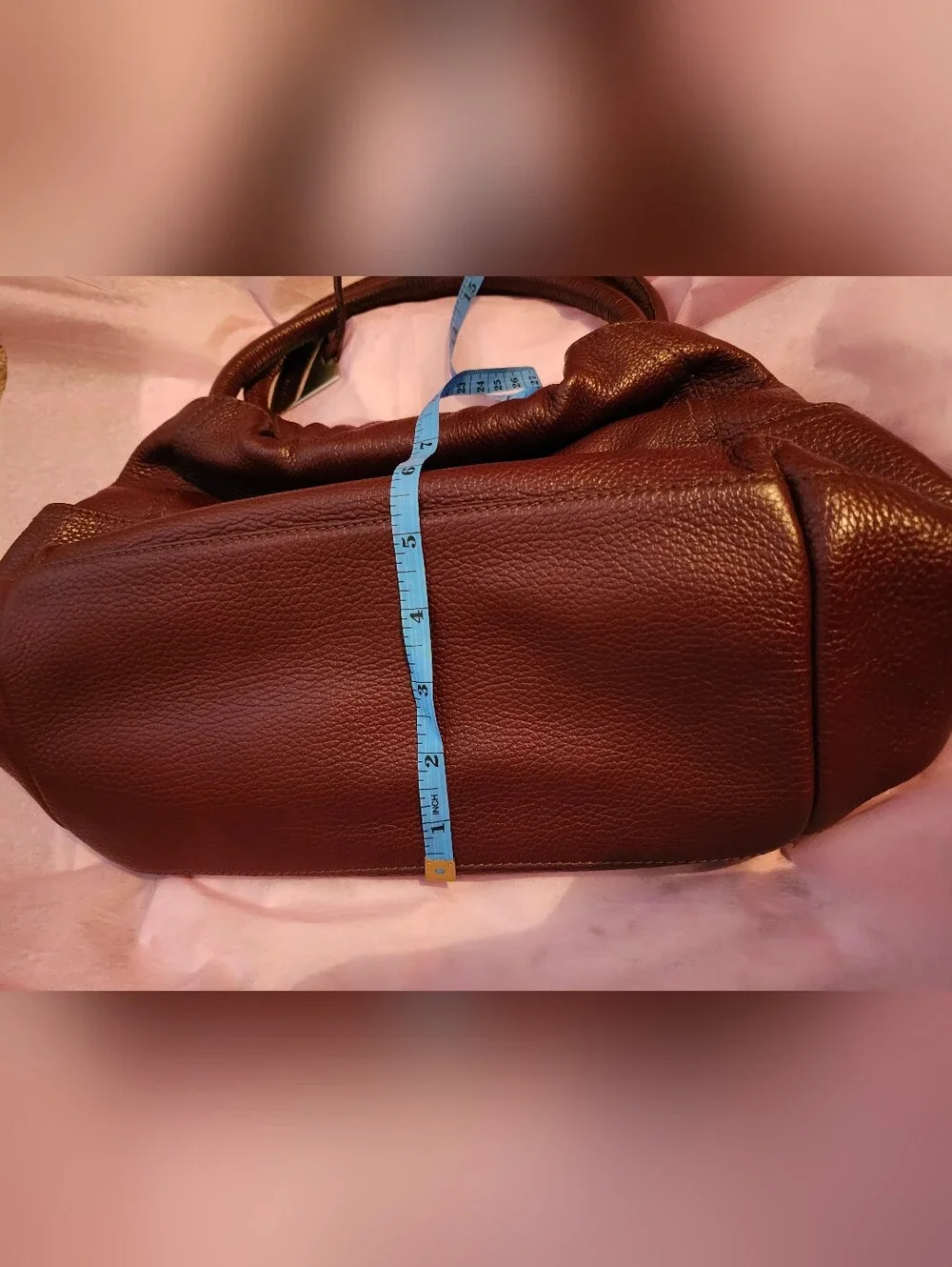 Furla Small Doctor Hobo Bag Burgundy Bordeaux Black Cherry Y2k 90s